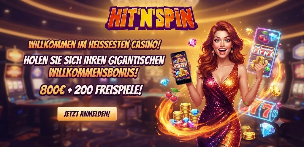 HitnSpin Casino Startseite Übersicht