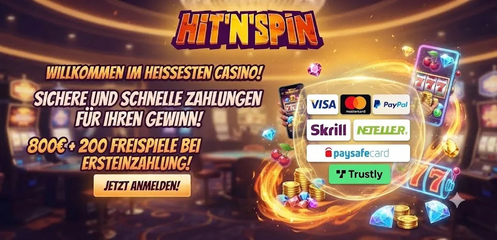 HitnSpin Zahlungsmethoden Übersicht